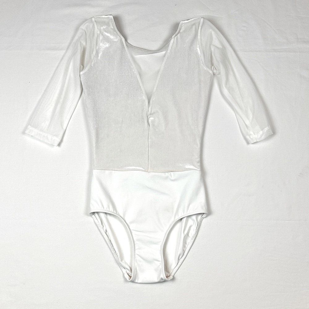 Eleve Dancewear White Leotard excellent condition